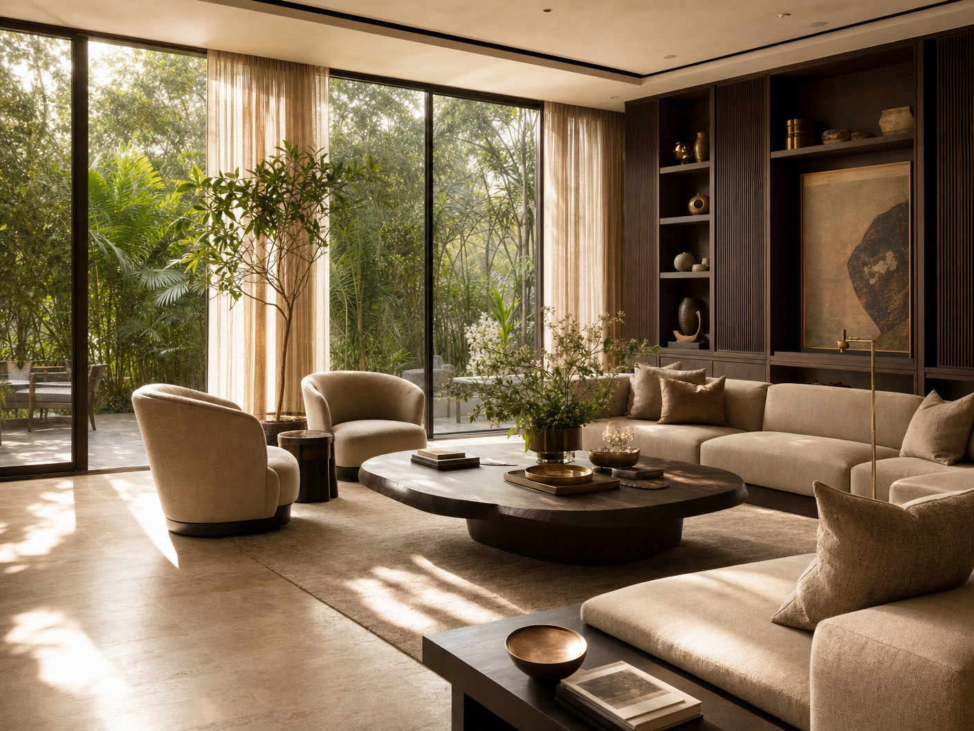 Warm luxury interior mood for Thomson Reserve lifestyle